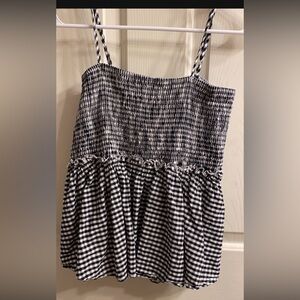 Checkered tank top
